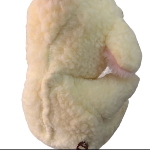 Vintage K.B Bros baby lamb plush windup music box new with tags dead stock. - Picture 3 of 3